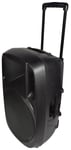 QTX XCAB-15 Full Range DJ Performance Portable Trolley 4 Ohm PA Speaker System