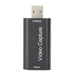 USB Audio Video Capture Card, 1080/30hz HDMI to USB Video Capture Card HD Recorder for Game Video Live Streaming, for VLC for OBS for Ampcap
