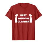 Best Window Cleaner - Nettoyant pour vitres amusant T-Shirt