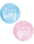 10 st Team Girl/Team Boy Gender Reveal Button