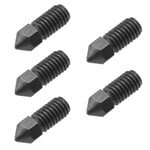 5x Extruder Nozzles Head Tip 0.4mm M6 for AnkerMake M5 3D Printer Accessories