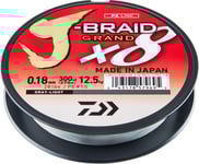 Daiwa J-Braid Grand X8 flätlina grey 0.180 mm x 135 m