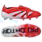 adidas Predator Elite Fold-over Tongue Fg Pure Victory - Lucid Red/vit/svart - Gräs (Fg), storlek 42