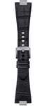 Tissot Strap Leather PRX Black With Steel Endpiece