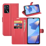 Oppo OPPO A16s PU Wallet Case Red