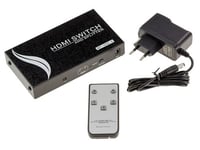 KALEA-INFORMATIQUE Boitier de répartition vidéo type switch et splitter HDMI 2 vers 4 : Choix d'une source parmi deux possibles et affichage simultané sur quatre écrans