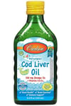 Carlson Labs - Kid's Cod Liver Oil, 550mg Natural Lemon - 250 ml