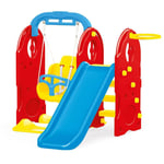 Dolu 4 in 1 Garden Kids Playground Outdoor Swing and Slide Set 18 Months +