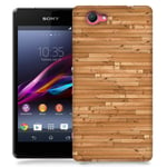 TheMobileStore Print Cases Skal Till Sony Xperia Z1 Compact - Wood Floor