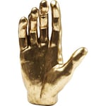 Kare Design Deco Object Mano, Gold, 35cm, polyresin, hand statue, decorative home accessories