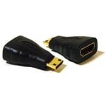 Générique adapteur HDMI Mini Type C mâle vers HDMI Type A femelle
