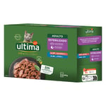 Ultima Cat Fit & Delicious 12 x 85 g - Laks og tunfisk