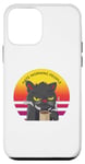 iPhone 12 mini Angry Coffee Cat Humour Coffee Monday Hate Morning People Case