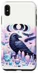 Coque pour iPhone XS Max Mystic Raven Aura: Raven Pastel Goth Moon Phases