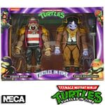 NECA TMNT Pirate Bebop & Rocksteady Turtles In Time 2-Pack 7 Inch Figures UK