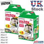 40 Fuji Instax Mini Film for Instax Mini 90, 50, 25, 8, 7s, 7 (2 boxes of 20)
