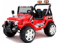 Lean Cars Jeep Raptor S618 elbil för barn, röd