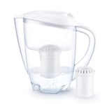 Philips - AWP2900 - Water Filter Jug - Reduces Limescale, Chlorine, Lead, Microplastics - Pitcher Includes 1 Cartridge - 3 litres - White