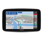 TomTom Car Sat Nav GO Discover, 5 Inch Capacitive screen, with Traffic Congestion and Speed Cam Alerts, World Maps, Quick-Updates via WiFi, Parking Availability, Fuel Prices, Click-Drive Mount