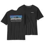 Patagonia M P-6 Mission Organic T-Shirt Ink Black