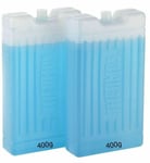 2 x 400g Thermos Ice Pack Cool Box Bag Freezer Block Travel Camp Reuseable Board