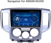 YIJIAREN Android 8.1 Car Stereo GPS Navigation System, 10.1 Inch Entertainment Multimedia In-Dash Video, HD Digital Multi-touch Screen, For Nissan Nv200 (2014-2018)