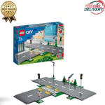 60304 City Road Plates Building Toys, Set with Traffic Lights, Trees & Glow