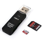 AKORD High Speed 2-in-1 Adapter Converter Tool with USB 3.0/SDHC/SDXC/Micro-SD Card Reader