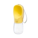 Little&Bigger Voyage Vattenflaska med Skål Gul 300 ml