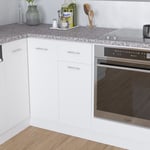 vidaXL køkkenbordplade 30x60x2,8 cm spånplade graniteffekt grå