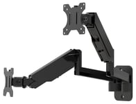 Multibrackets M Basic monitorarm vägg, VESA, Dual