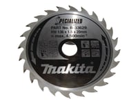 Makita Specialized - Cirkelsågblad - För Trä - 136 Mm - 24 Tänder