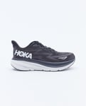 HOKA W CLIFTON 9 BLACK/WHITE Dam BLACK/WHITE