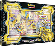 Pokémon TCG: Zeraora VMAX & VSTAR Battle Box (3 Foil Promo Cards, 1 Oversize Foil Card & 4 Booster Packs)