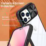 iPhone 13 Pro Mobilskal 360 Kamera Slider - Svart Svart