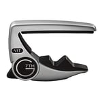 G7th Performance 3 Premium Guitar Capo (6 String Silver C81010) with A.R.T. for Maximum Tuning Stability; for Acoustic and Electric Guitars, UK Design