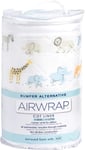 Airwrap 4 Sided Breathable Muslin Cot Liner - Safari March