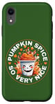 iPhone XR Pumpkin Spice So Very Nice Hot Cup Latte Love Case