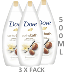Dove Caring Bath Body Wash Purely Pampering Shea Butter with Vanilla, 3x500ml