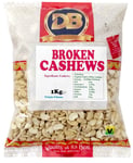 Cashew Nuts Pieces 1kg, Broken Cashews Large Pieces