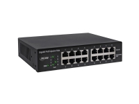 InLine 32308H, Gigabit Ethernet, 10,100,1000 Mbit/s, IEEE 802.3, IEEE 802.3ab, IEEE 802.3af, IEEE 802.3at, IEEE 802.3u, Sort, PoE, Kraft indikator, 56 V