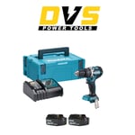 Makita DHP484RMJ 18V Brushless Combi Drill 2x4Ah Batteries, Charger and Case