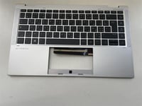 For HP EliteBook x360 1040 G8 M46733-FP1 Palmrest Keyboard North West Africa NEW