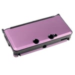 OSTENT Anti-shock Hard Aluminum Metal Box Cover Case Shell Compatible for Nintendo 3DS Console (Pink)