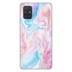 Siliconfodral med tryck - 1001 fodral - Samsung Galaxy A71 - Transparent - Motiv tvål - Optimal skydd Transparent