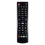 AFTERMARKET Remote Control for LG 49UH603V Smart Television TV Black Replacement