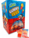 100 st Crazy Candy Factory Gummy Fries - Wine Gummy Fries - Hela lådan