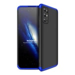 Ttimao Compatible with Samsung Galaxy S20 Plus Case PC Hard Case [Screen Protector] Ultra-Thin Shockproof 360 ° Bumper Cover 3-in-1 Protective Cover (Blue Black)