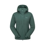Rab Xenair Alpine Jacket Dame 16 Gns Green Slate