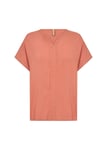 Soyaconcept Radia 9 V-ringad Blus Dam Mandarin